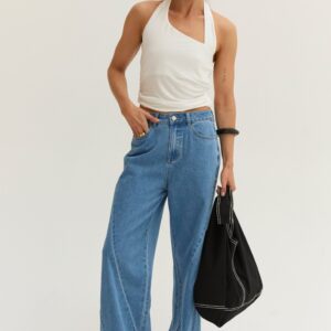 Alternative view of Anna Contrast Stitch Hobo Bag