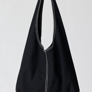 Anna Contrast Stitch Hobo Bag