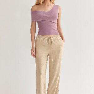 Alternative view of Micah One Shoulder Knit Top